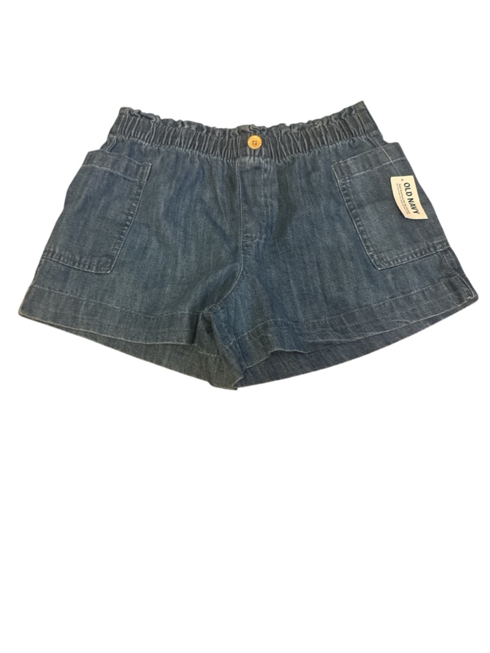 Old Navy Chambray Elastic Waist Shorts - Indigo